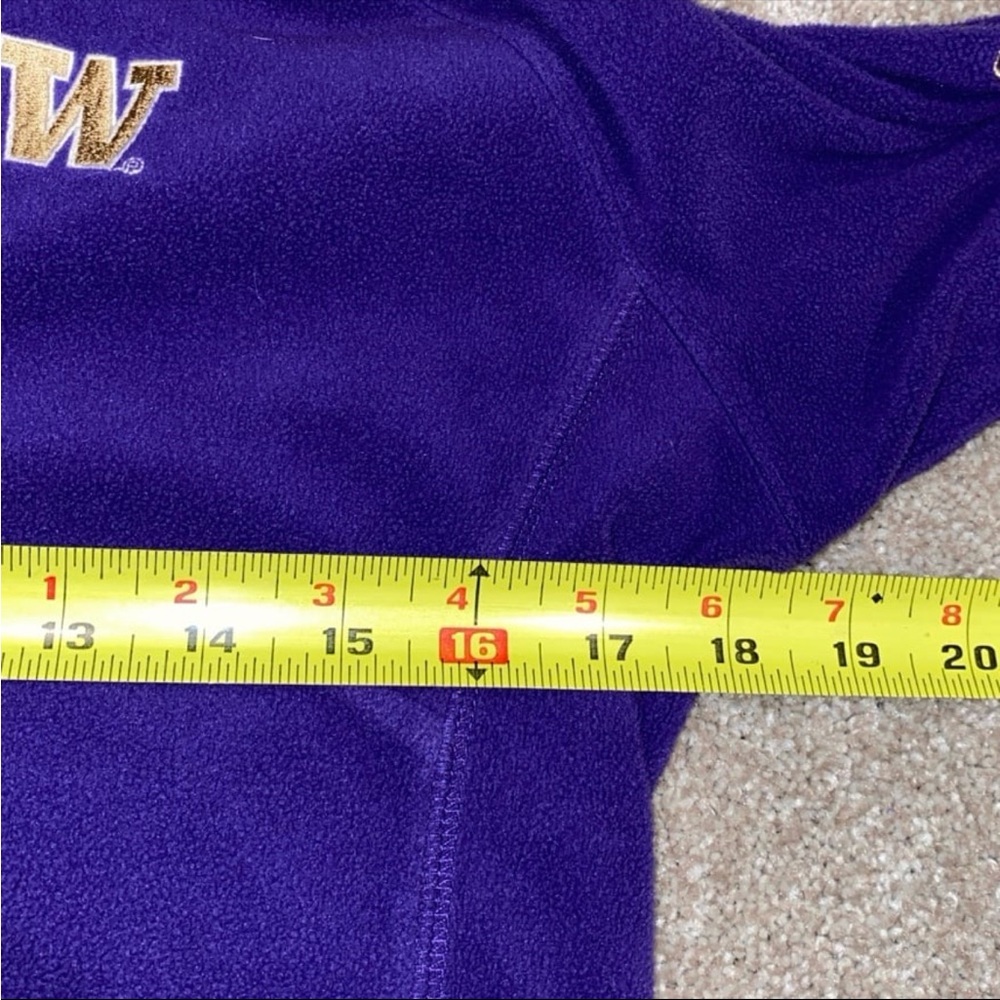 Columbia University Of Washington Fleece 1/4 Zip Size Small‎ - Picture 5 of 6